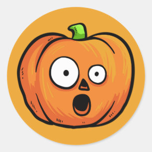 Autocollants 8 de citrouilles de Halloween