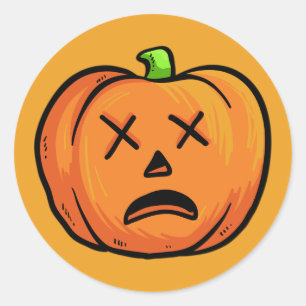 Autocollants 9 de citrouilles de Halloween