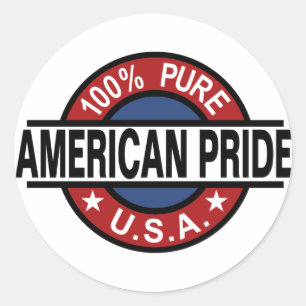 Autocollants à 100% American pride