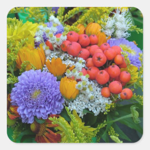 Autocollants à fleurs