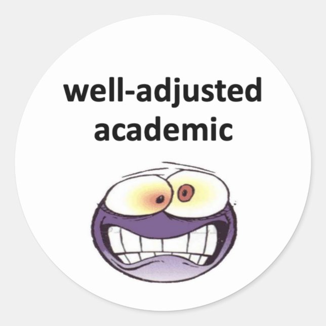 autocollants "académiques bien ajustés" (Devant)