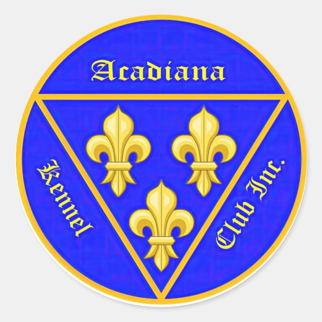 Autocollants Acadiana Kennel Club (Devant)