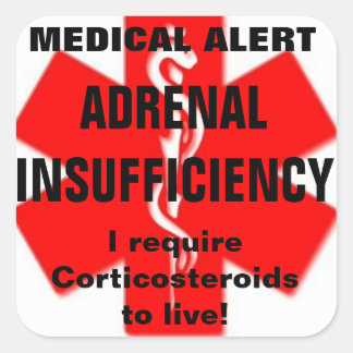 Autocollants ADRENAL pour insuffisance