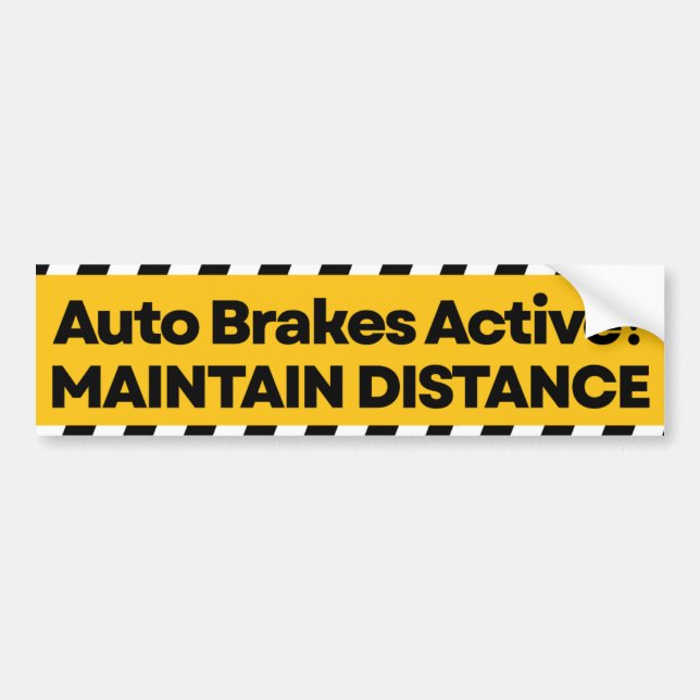 autocollants alerte système ADAS (Devant)