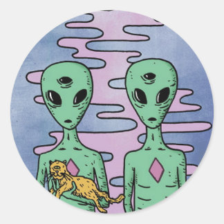 autocollants aliens trippés