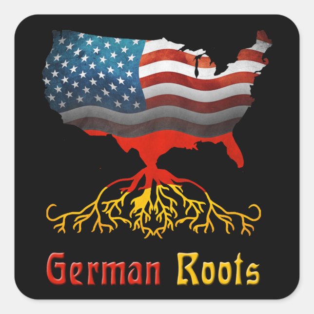 Autocollants allemands américains (Devant)