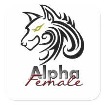 Autocollants Alpha Femme