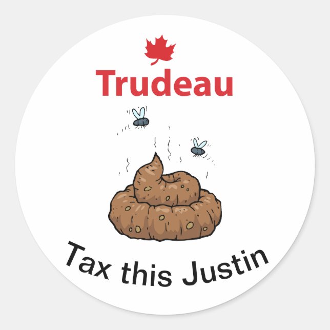 Autocollants anti-Trudeau (Devant)