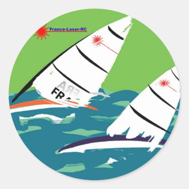 Autocollants Art France Laser RC (Devant)