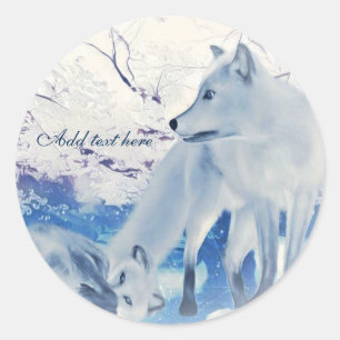 Autocollants Artic de renard
