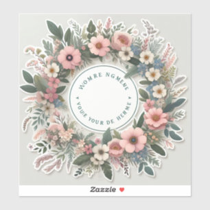 autocollants avec texte personnalisé tels que noms