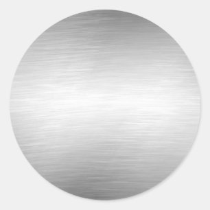 Autocollants balayés d'argent de regard en métal