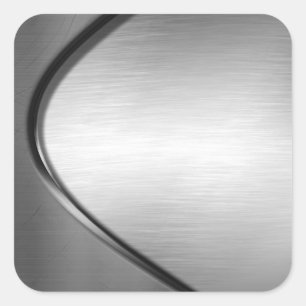 Autocollants balayés sinueux de regard en métal