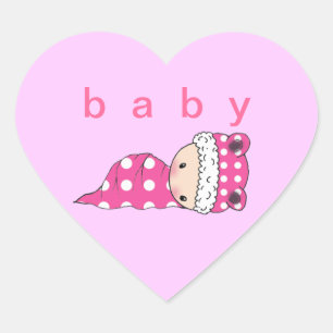 Autocollants Bébé Points de Bébé