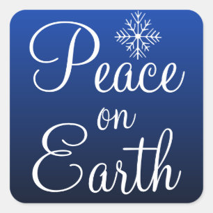 Autocollants Blue Peace on Earth