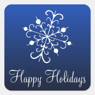 Autocollants Blue Snowflake