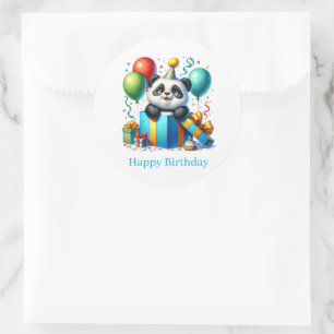 Autocollants Bonne Fête Panda