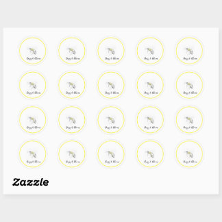Autocollants Buzz & Bloom - dessin de abeille dess
