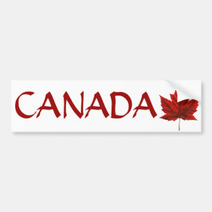 Autocollants canadiens de feuille d'érable