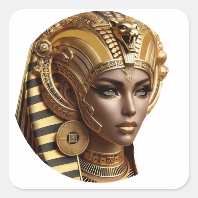 Autocollants carrés pharaoniques (Devant)