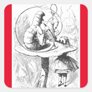 Autocollants Caterpillar Vintage Alice au pays des