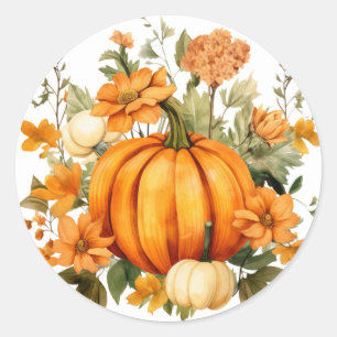 Autocollants Citrouilles d'automne