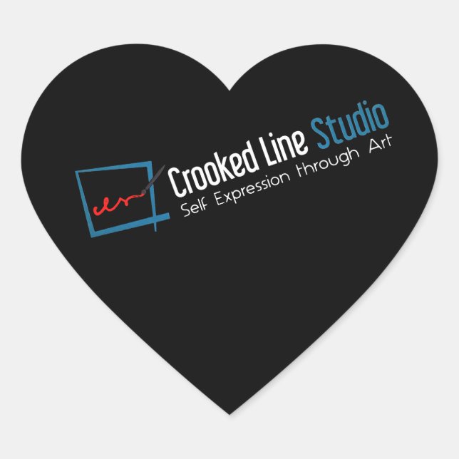 Autocollants Crooked Line Studio (Devant)