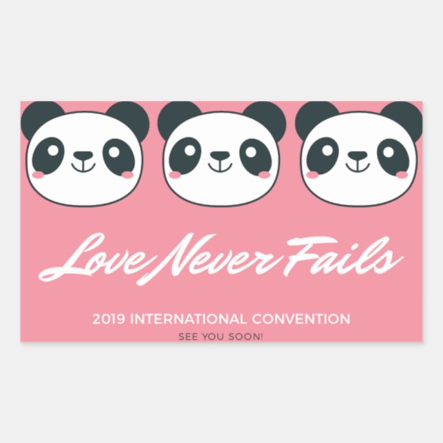 Autocollants Cute Panda (Devant)