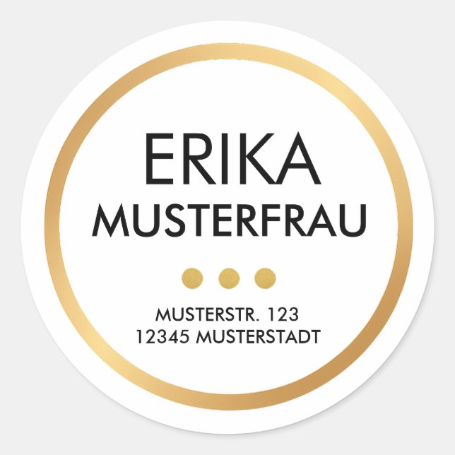 autocollants d'adresse (20 pièces) (Devant)