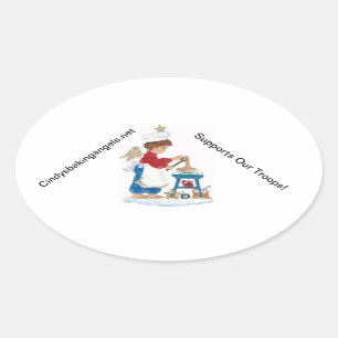 Autocollants d'anges de la cuisson de Cindy !