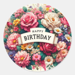 Autocollants d'anniversaire