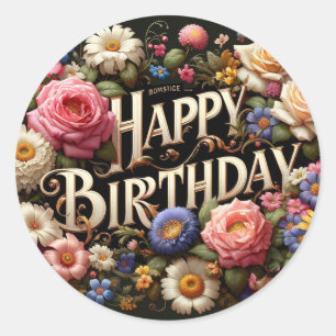 Autocollants d'anniversaire