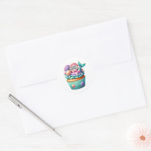 Autocollants d'anniversaire Cupcake