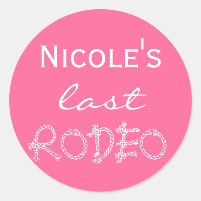 autocollants de bachelorette (Devant)