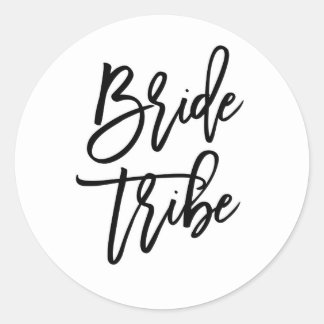 Autocollants de bachelorette de la tribu Mariée