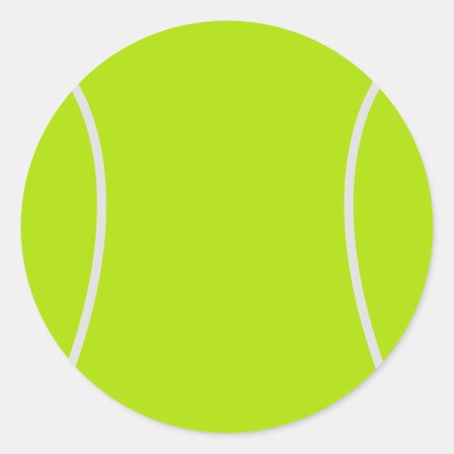 Autocollants de balle de tennis (Devant)