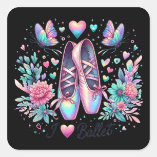 Autocollants de ballet pour ballerine