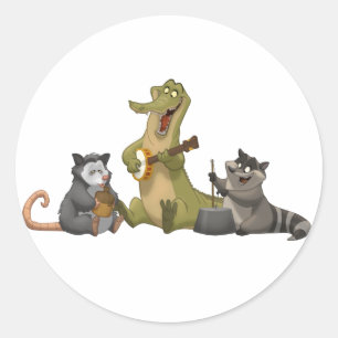 Autocollants de bande de cruche de bayou