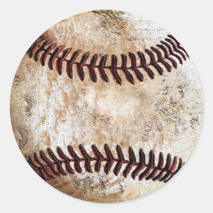 Autocollants de baseball vintage cool - vierges ou