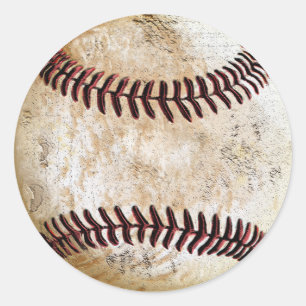 Autocollants de baseball vintage pour écriture man
