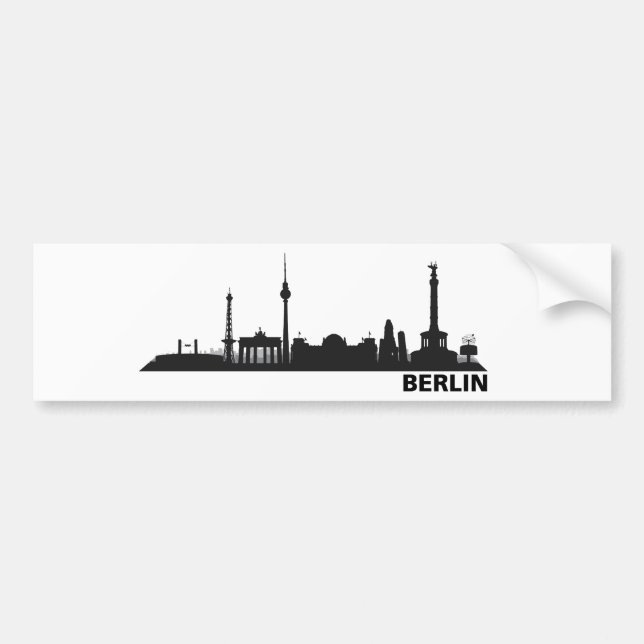 Autocollants de Berlin Skyline (Devant)