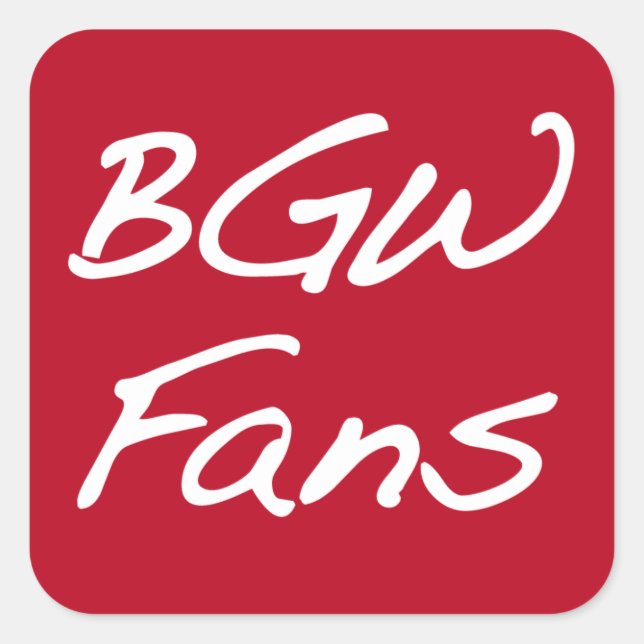 Autocollants de BGWFans (Devant)
