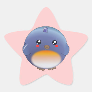 Autocollants de bleuets Cute kawaii