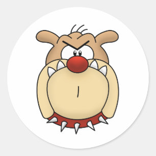 Autocollants de bouledogue