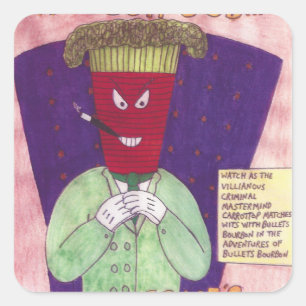 Autocollants de Bourbon Carrottop de balles