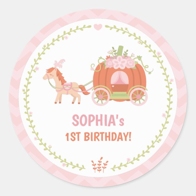 Autocollants de cadeau d'anniversaire de chariot (Devant)