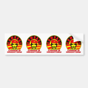 Autocollants de camarade Obama 4 (coupe)