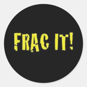 Autocollants de casquette dur FRAC Oilfield