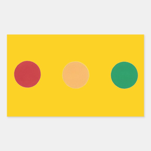 Autocollants de cercles de couleurs claires du (Devant)