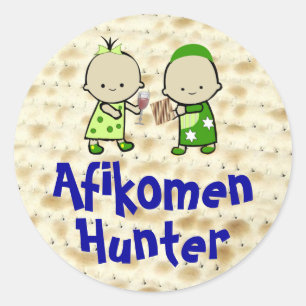 Autocollants de chasseur d'Afikomen